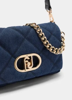 Liu Jo Sac format moyen LaPuffy en denim|Femme Sac Bandoulière