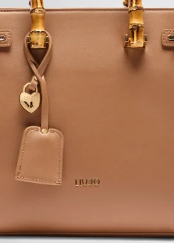 Liu Jo Sac grand format avec poignées effet bambou|Femme Sac À Main
