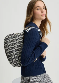 Liu Jo Sac hobo format moyen jacquard|Femme Sac Porté Épaule