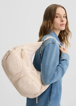 Liu Jo Sac hobo grand format avec poches|Femme Sac Porté Épaule