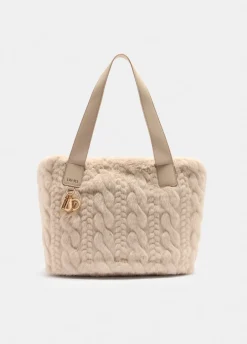 Liu Jo Sac hobo grand format en imitation fourrure|Femme Sac À Main