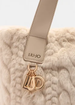 Liu Jo Sac hobo grand format en imitation fourrure|Femme Sac À Main