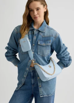Liu Jo Sac hobo petit format avec charm|Femme Sac Bandoulière