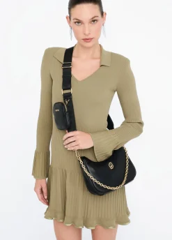Liu Jo Sac hobo petit format avec chaîne|Femme Sac Porté Épaule