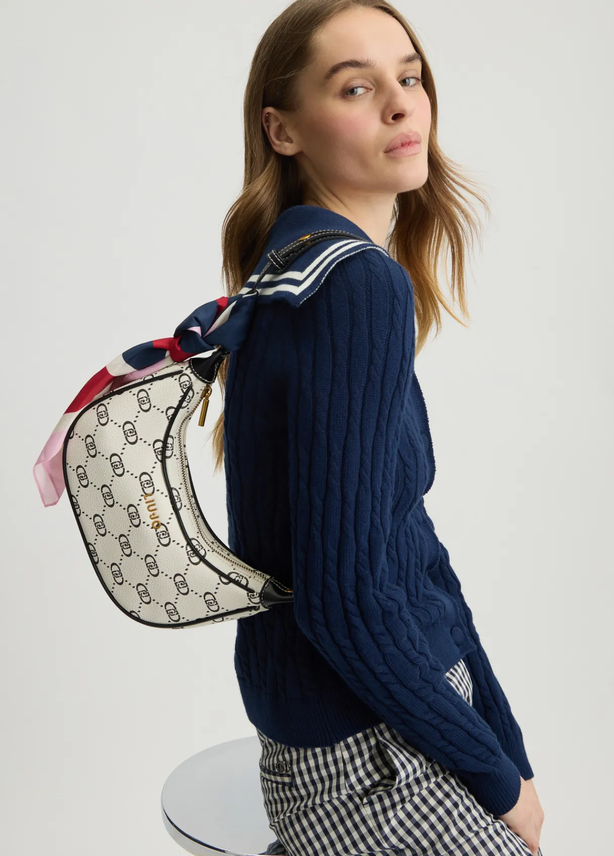 Liu Jo Sac petit format avec foulard|Femme Sac Porté Épaule