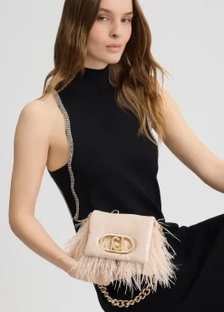 Liu Jo Sac petit format LaPuffy avec plumes|Femme Sac Bandoulière|Lapuffy