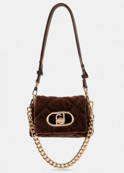 Liu Jo Sac petit format LaPuffy en velours|Femme Sac Bandoulière