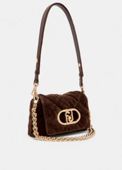 Liu Jo Sac petit format LaPuffy en velours|Femme Sac Bandoulière