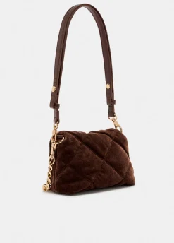 Liu Jo Sac petit format LaPuffy en velours|Femme Sac Bandoulière