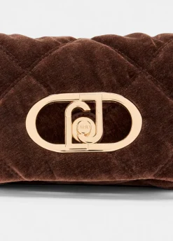 Liu Jo Sac petit format LaPuffy en velours|Femme Sac Bandoulière