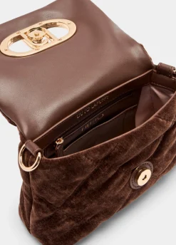 Liu Jo Sac petit format LaPuffy en velours|Femme Sac Bandoulière