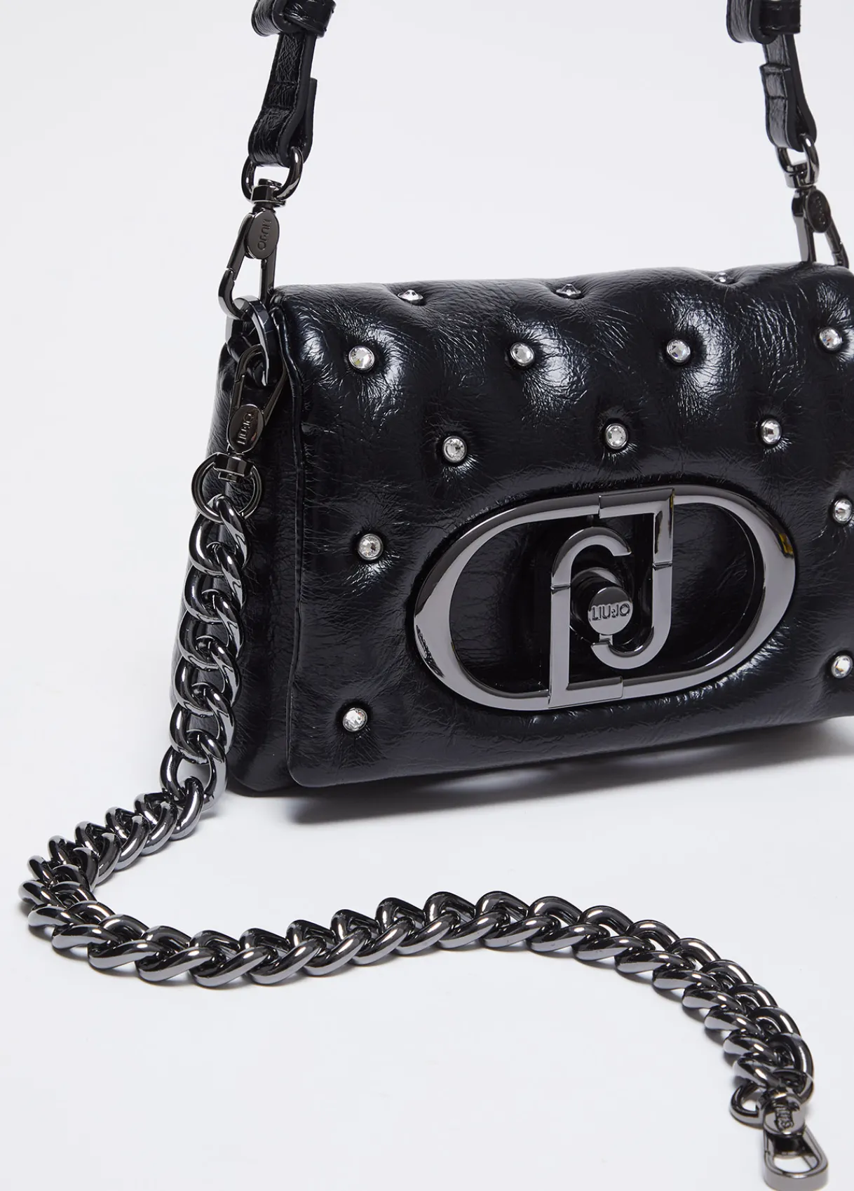 Liu Jo Sac petit format LaPuffy avec strass|Femme Sac Bandoulière|Lapuffy