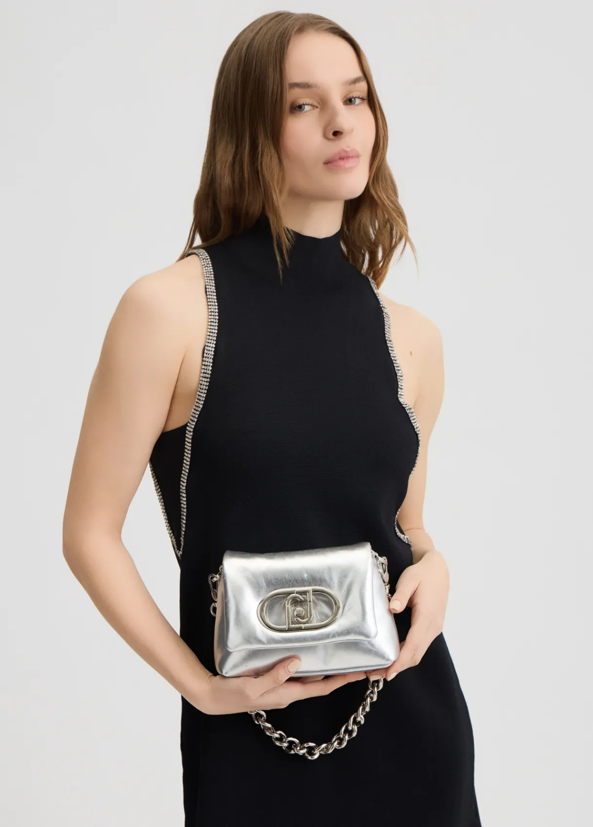 Liu Jo Sac petit format LaPuffy lamé|Femme Sac Bandoulière|Lapuffy