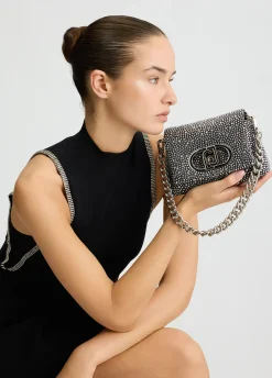 Liu Jo Sac petit format LaPuffy avec strass|Femme Sac Bandoulière