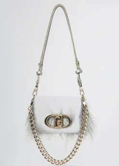 Liu Jo Sac petit format LaPuffy avec plumes|Femme Sac Bandoulière|Lapuffy