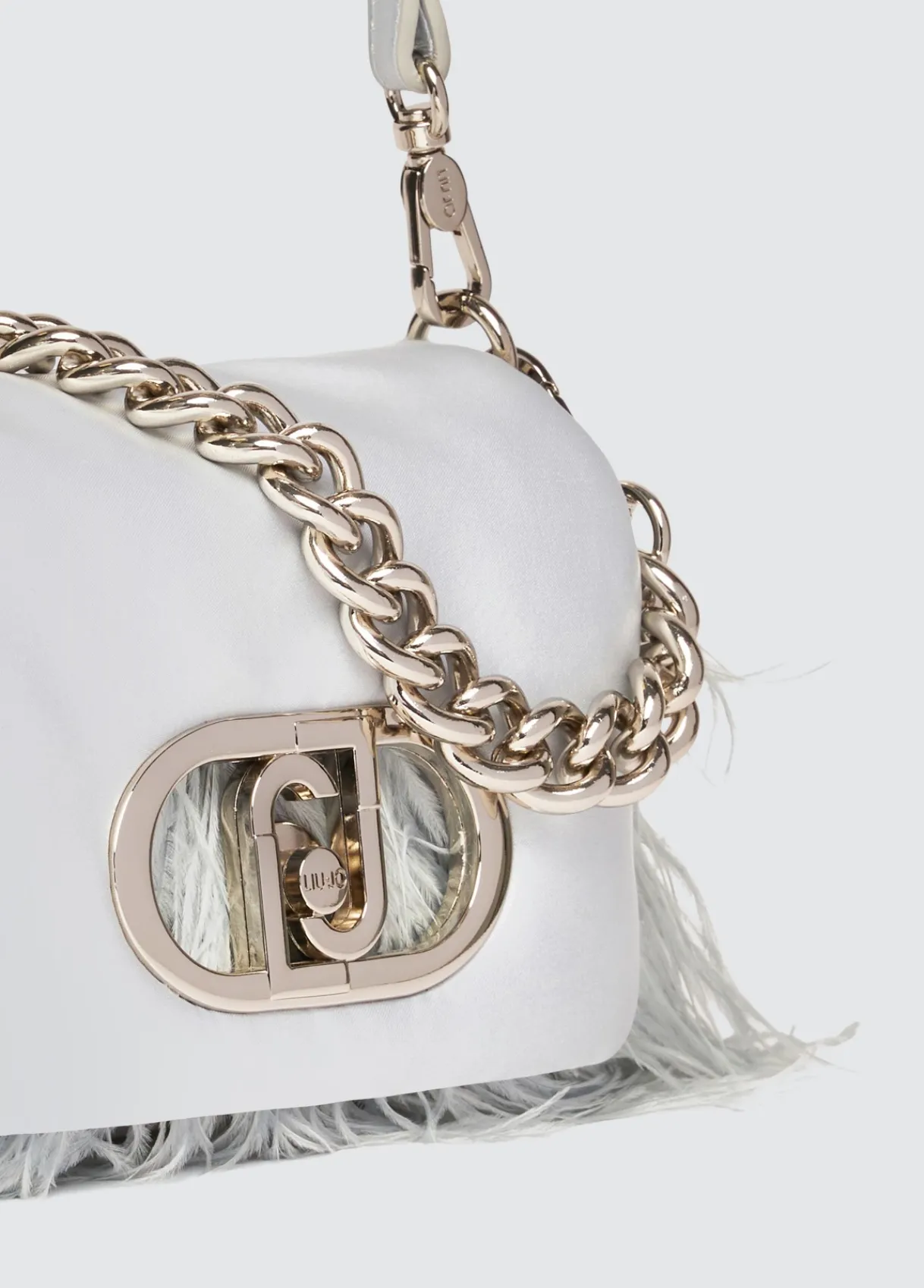 Liu Jo Sac petit format LaPuffy avec plumes|Femme Sac Bandoulière|Lapuffy