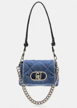Liu Jo Sac petit format LaPuffy en velours|Femme Sac Bandoulière