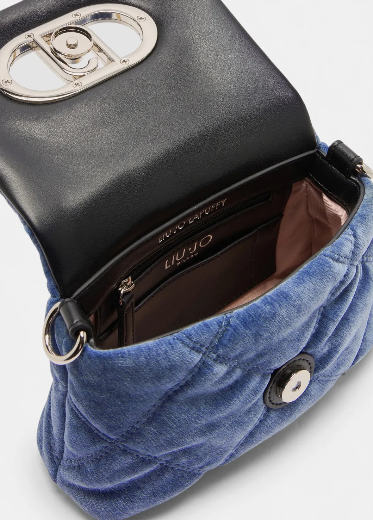 Liu Jo Sac petit format LaPuffy en velours|Femme Sac Bandoulière