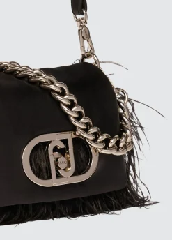Liu Jo Sac petit format LaPuffy avec plumes|Femme Sac Bandoulière|Lapuffy