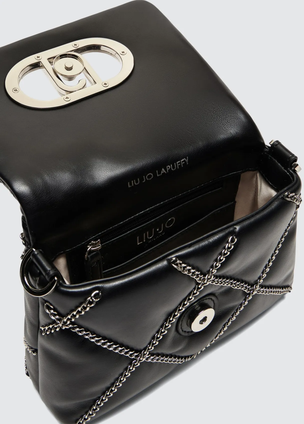Liu Jo Sac petit format LaPuffy avec chaînes|Femme Sac Bandoulière|Lapuffy