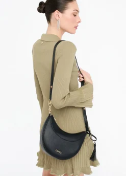 Liu Jo Sac porté épaule format moyen avec charm|Femme Sac Bandoulière