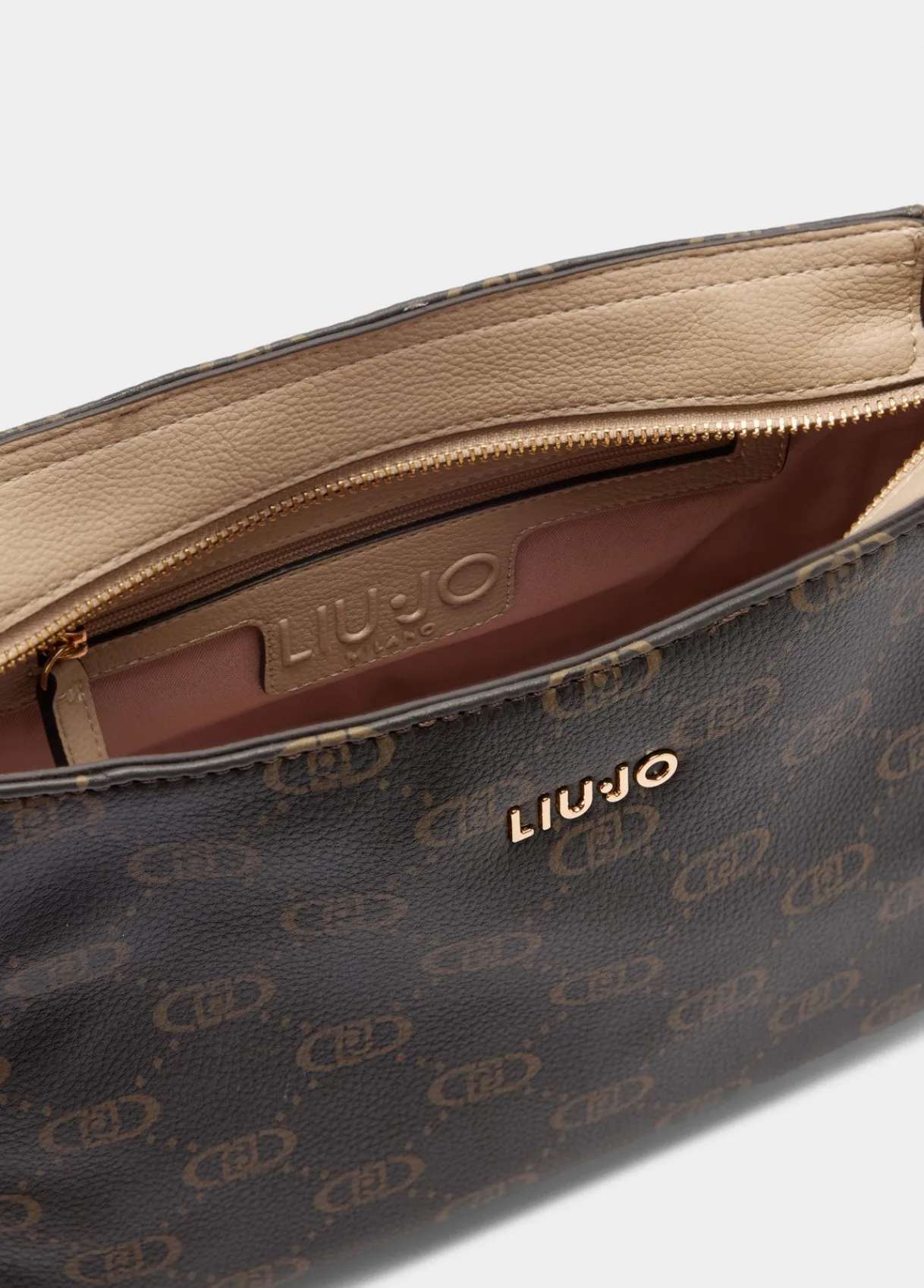 Liu Jo Sac porté épaule format moyen monogrammé|Femme Sac Bandoulière