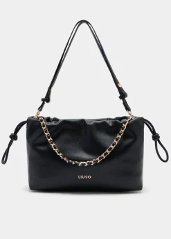 Liu Jo Sac porté épaule format moyen avec chaîne|Femme Sac Bandoulière