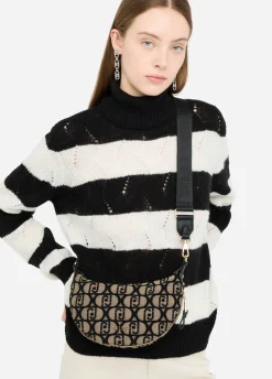 Liu Jo Sac porté épaule petit format jacquard|Femme Sac Porté Épaule