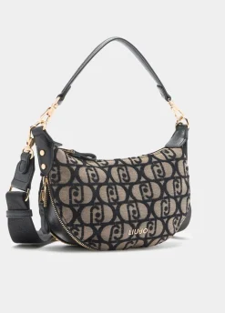 Liu Jo Sac porté épaule petit format jacquard|Femme Sac Porté Épaule