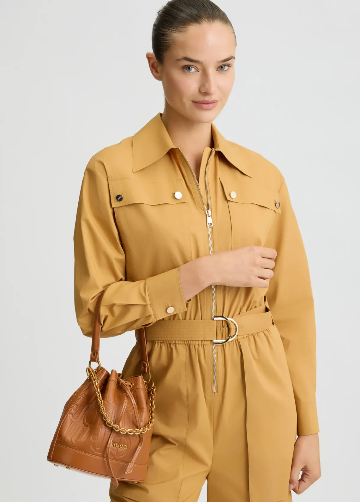 Liu Jo Sac seau format moyen avec logo|Femme Sac À Main