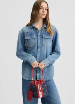 Liu Jo Sac seau petit format jacquard|Femme Sac À Main