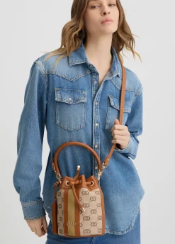 Liu Jo Sac seau petit format jacquard|Femme Sac À Main