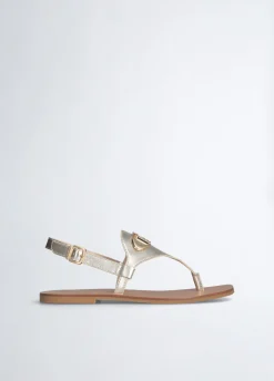 Liu Jo Sandales à entredoigt effet lamé|Femme Sandales
