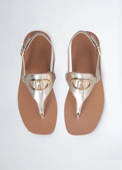 Liu Jo Sandales à entredoigt effet lamé|Femme Sandales