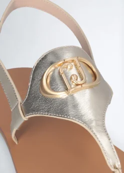 Liu Jo Sandales à entredoigt effet lamé|Femme Sandales
