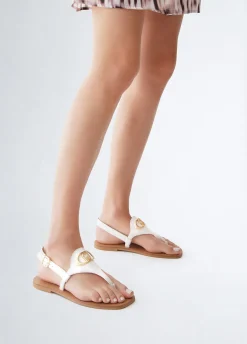 Liu Jo Sandales à entredoigt en cuir|Femme Sandales