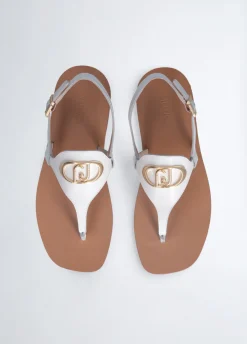 Liu Jo Sandales à entredoigt en cuir|Femme Sandales