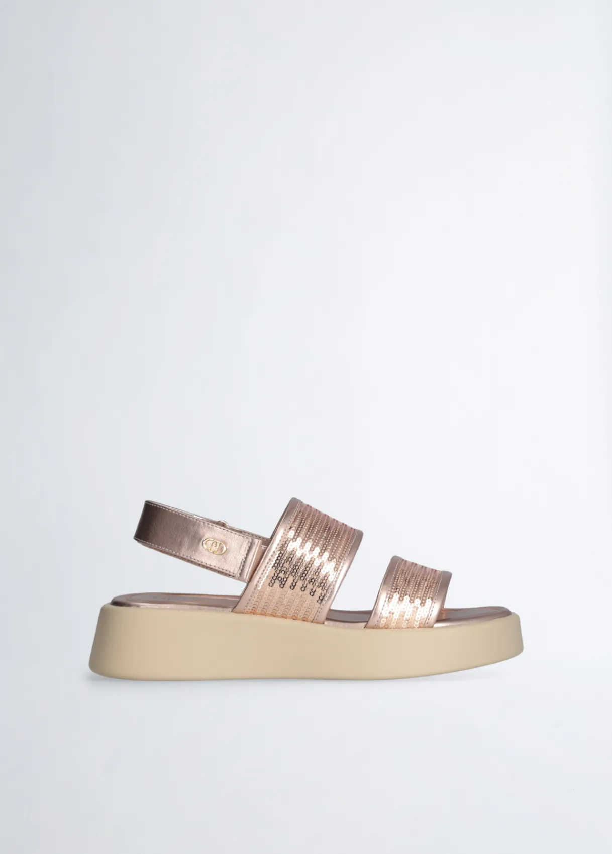 Liu Jo sandales à plateforme avec paillettes|Femme Sandales