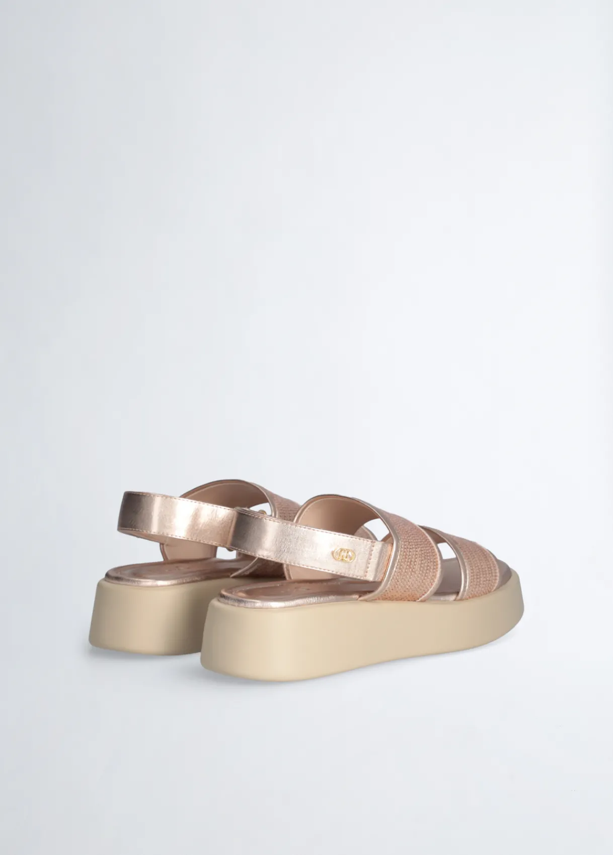 Liu Jo sandales à plateforme avec paillettes|Femme Sandales