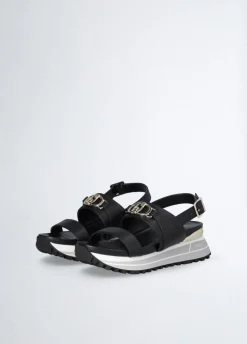 Liu Jo Sandales à plateforme en cuir|Femme Sandales