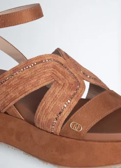Liu Jo Sandales à plateforme en corde|Femme Sandales