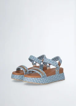 Liu Jo Sandales à plateforme monogramme|Femme Sandales