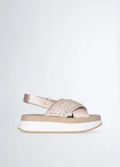 Liu Jo Sandales à plateforme ornées de clous|Femme Sandales