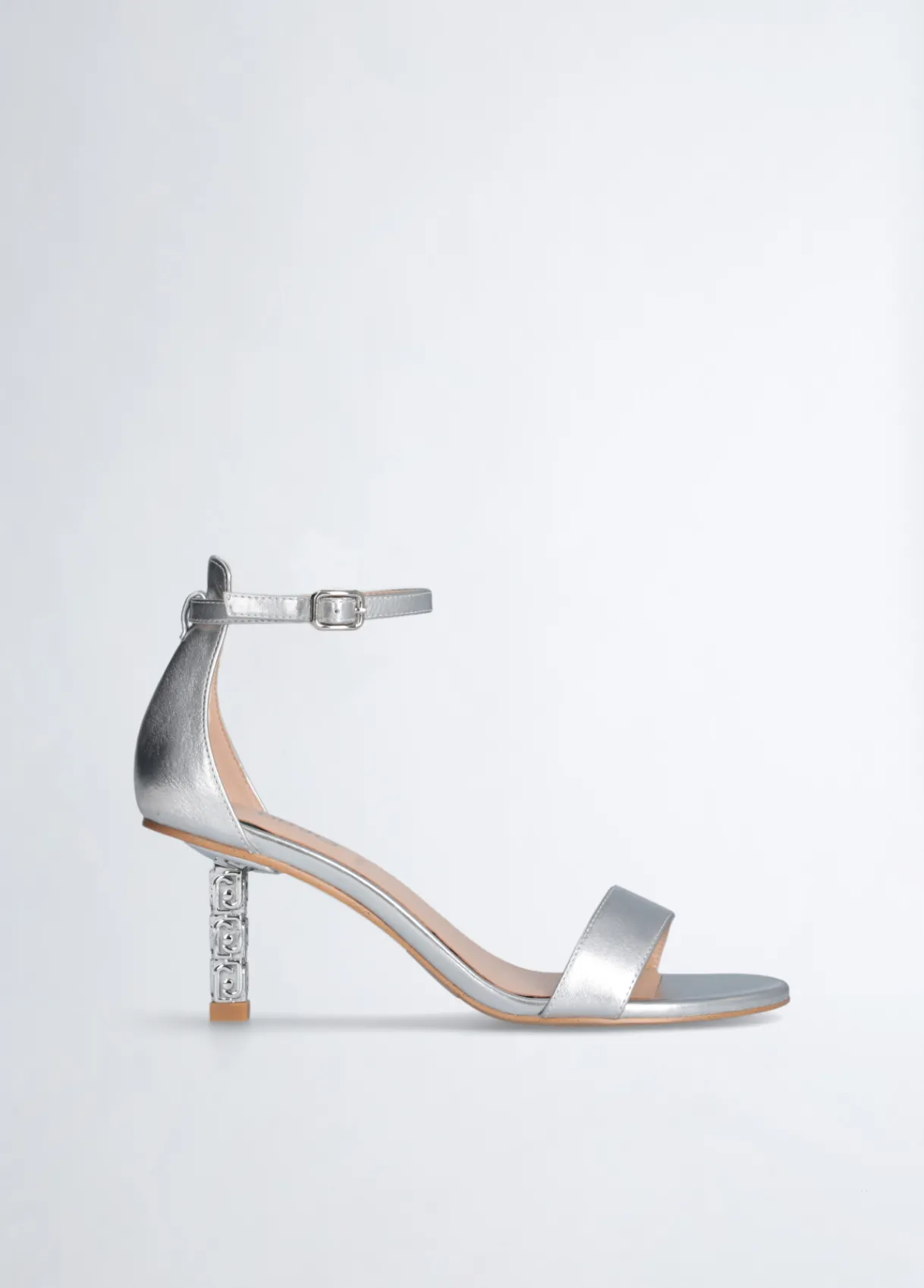 Liu Jo Sandales à talons hauts logotés|Femme Escarpins|Sandales