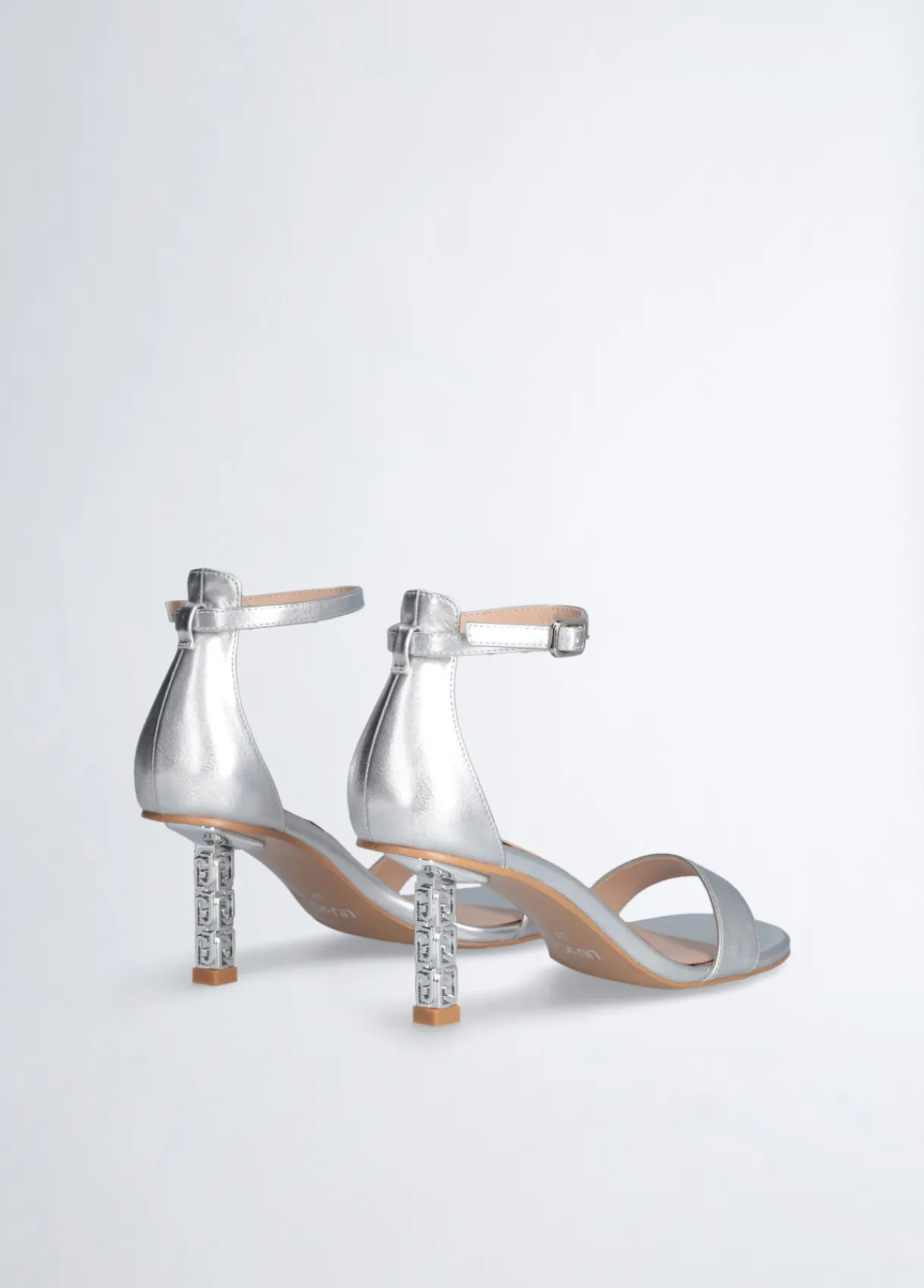 Liu Jo Sandales à talons hauts logotés|Femme Escarpins|Sandales