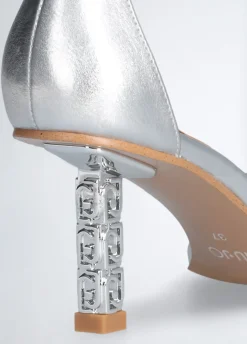 Liu Jo Sandales à talons hauts logotés|Femme Escarpins|Sandales