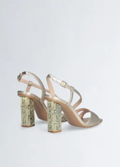 Liu Jo Sandales à talons hauts logotés|Femme Escarpins|Sandales