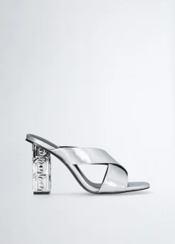 Liu Jo Sandales à talons hauts logotés|Femme Escarpins|Sandales