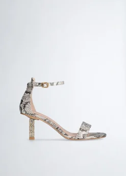 Liu Jo Sandales à talons hauts logotés|Femme Escarpins|Sandales
