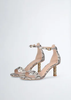 Liu Jo Sandales à talons hauts logotés|Femme Escarpins|Sandales